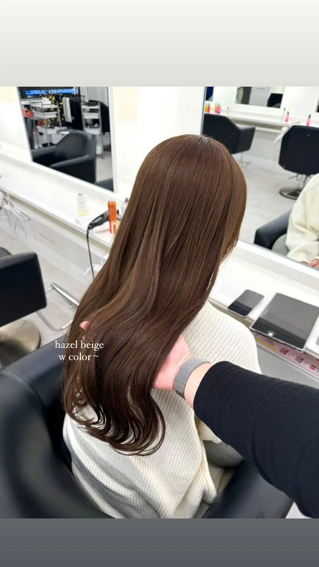 ロング カラー ヘアカラー Parve Mix/ 平 奈果🎀のヘアスタイル