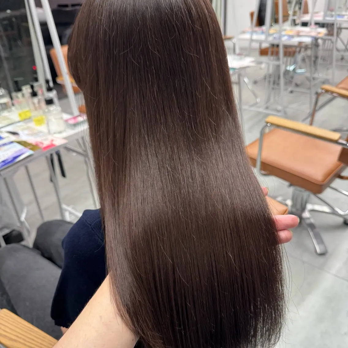 ロング カラー ヘアアレンジ ヘアカラー ブリーチなしカラー /新百合ヶ丘/安形翔のヘアスタイル