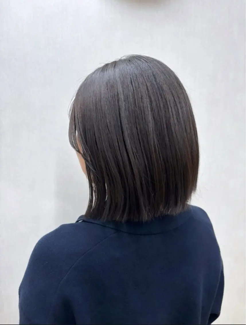 ミディアム カラー 透明感カラー ラベンダーカラー ヘアカラー トリートメント ヘッドスパ 透明感/ベージュ/ yuna.のヘアスタイル