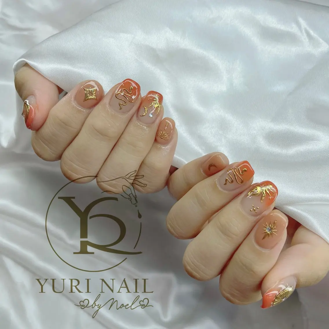 ネイル チークネイル フットネイル フレンチネイル グラデーション キラキラネイル ハンドネイル フットネイル ハンドケア YURI Nail Funabashiのネイルデザイン