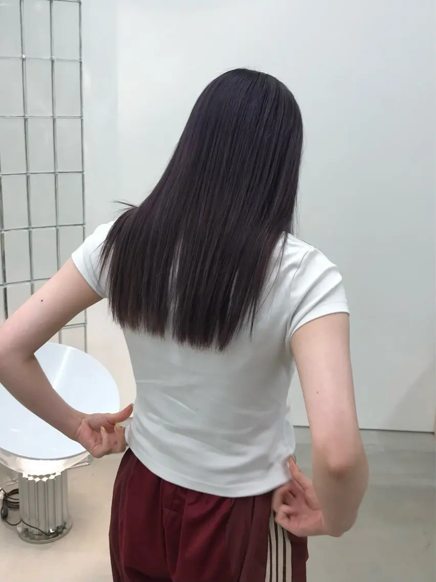 ロング カラー 透明感艶カラー/ リュウジンキョウカのヘアスタイル
