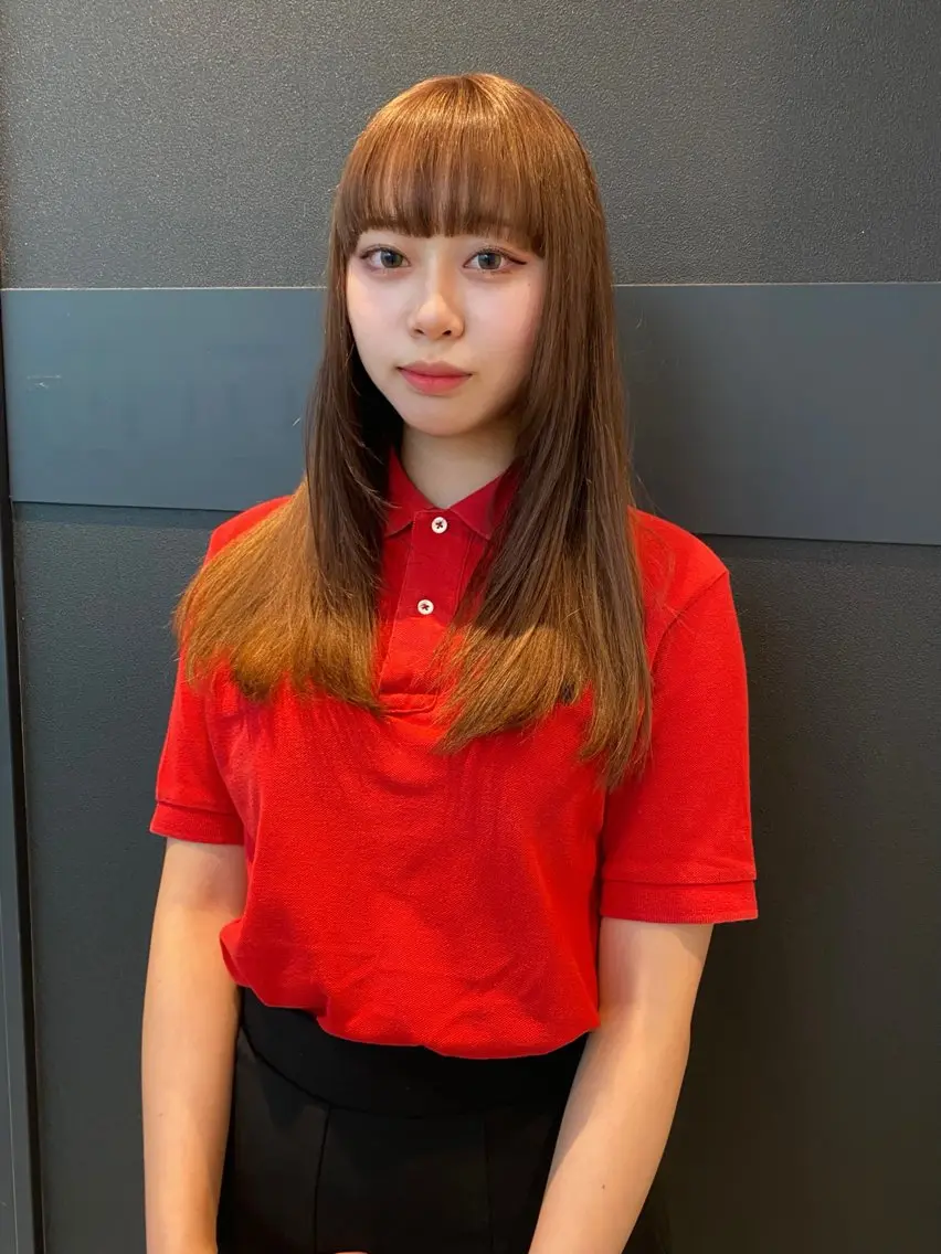 ロング カラー ヘアカラー トリートメント mai / linoah˚✧のヘアスタイル