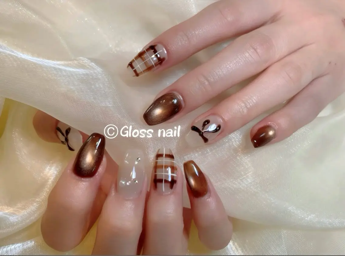 ネイル Yuna✨ Gloss nailのネイルデザイン
