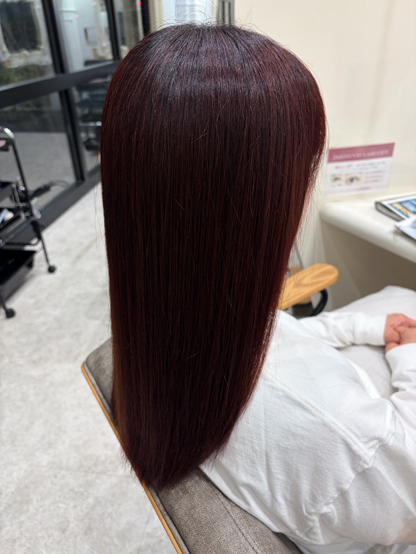ロング カラー ヘアカラー トリートメント 志村 梨帆のヘアスタイル