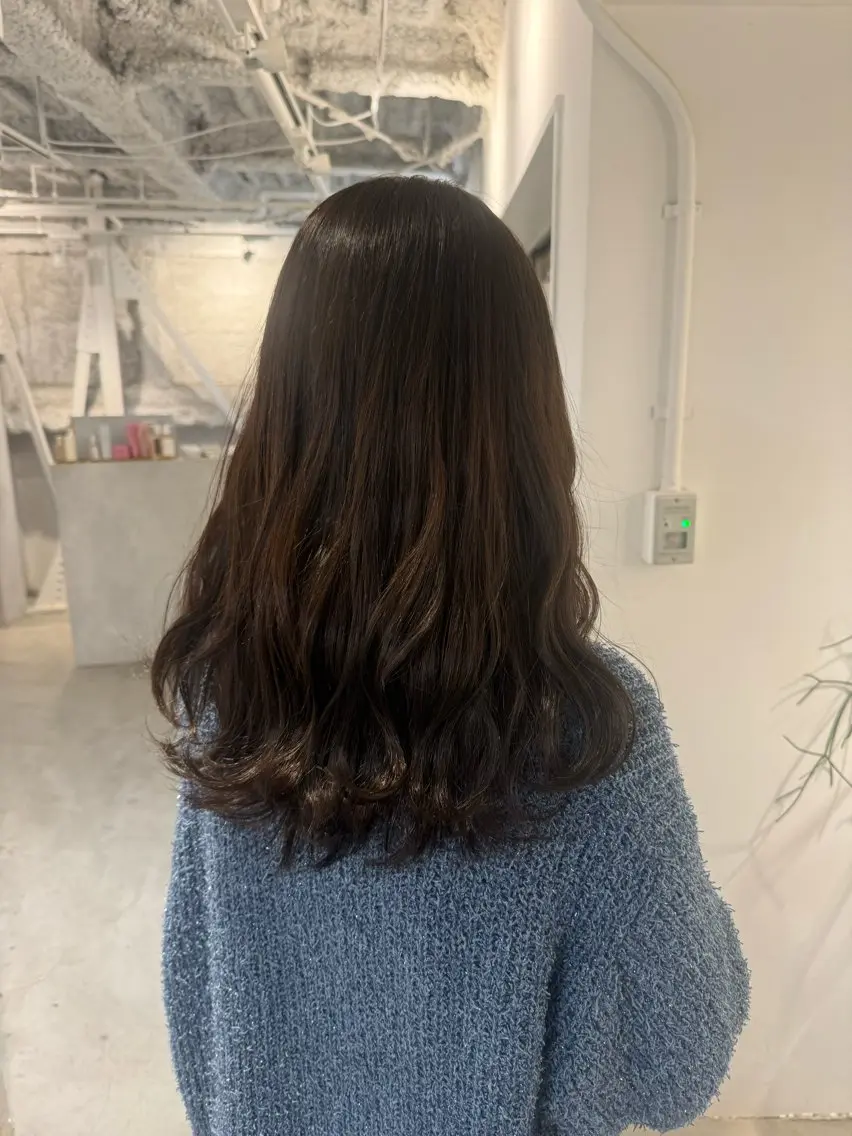 セミロング カット ヘアセット 新宿/顔周りカット +レイヤー=しずく♩のヘアスタイル