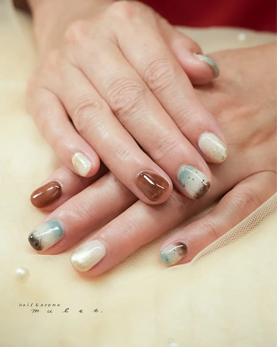 ネイル アートネイル ハンドネイル nail&aroma mulet.のネイルデザイン