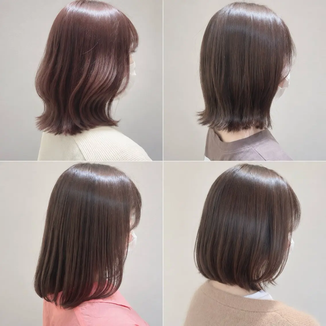ミディアム ボブ 似合わせカット カット ヘアカラー トリートメント 銀座/モテ🤍垢抜け レイヤー/ナナコのヘアスタイル