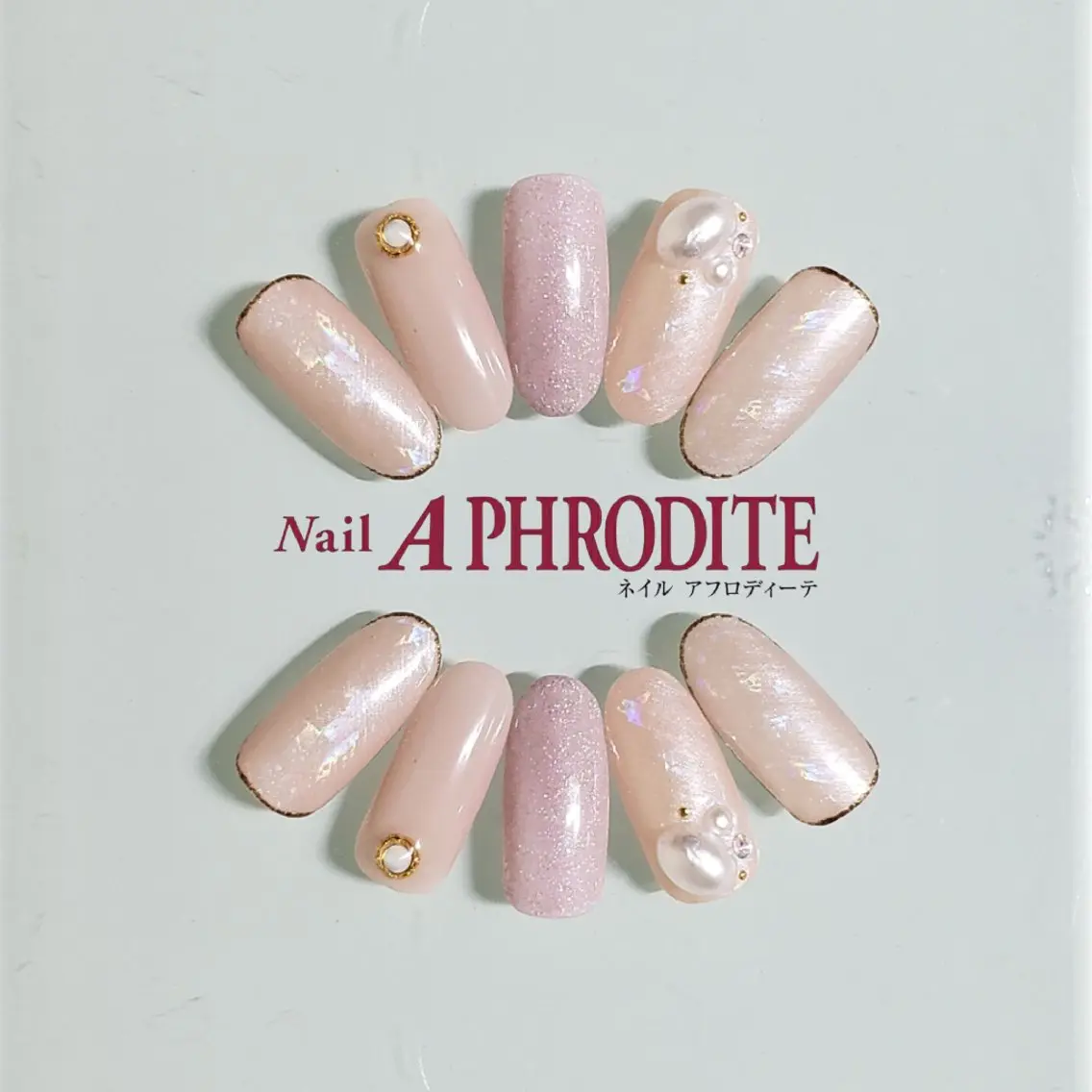 ネイル ジェルネイル ニュアンスネイル スカルプネイル ソフトジェル ネイルチップ ハンドネイル Nail Aphroditeのネイルデザイン