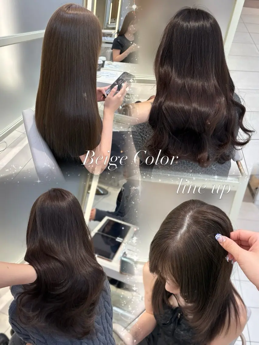 ロング カラー ヘアカラー トリートメント Hina🫧透明感 /上品/モテ🫧のヘアスタイル