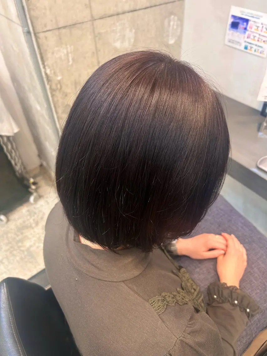 カラー 小森田 果怜 カラー、縮毛矯正のヘアスタイル