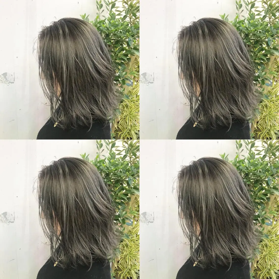 ミディアム カラー ヘアアレンジ ブリーチ 透明感カラー グレージュ ハイライトカラー ハイライト 垢抜け案内人 鈴木聖矢✂️のヘアスタイル