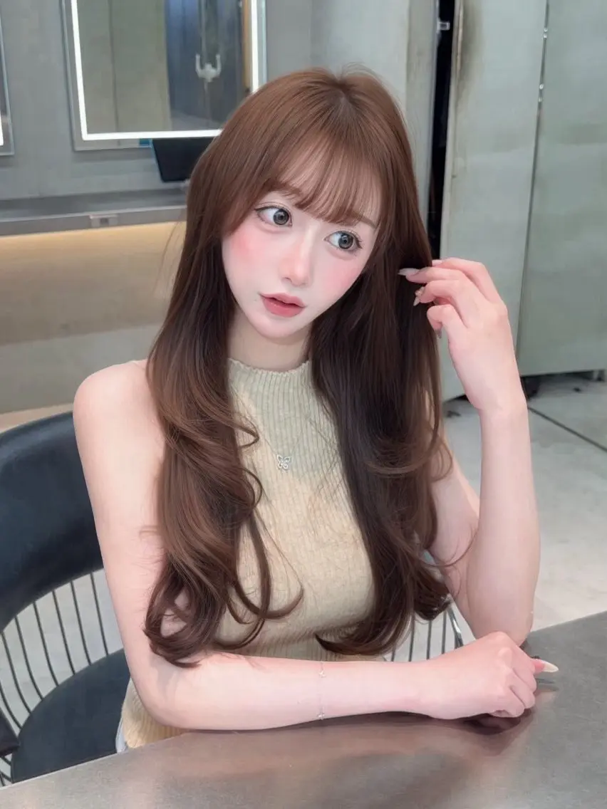 ロング カラー ヘアアレンジ ベージュカラー ブリーチ 透明感カラー ブリーチなしカラー 髪質改善 カット ヘアカラー トリートメント 【博多髪質改善】 吉村　清志のヘアスタイル