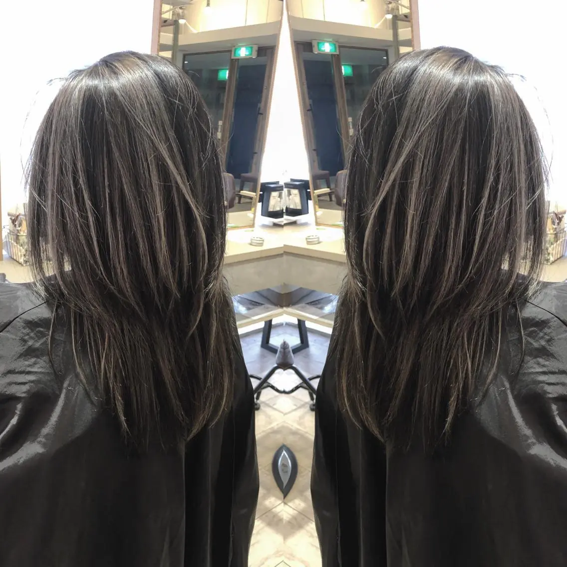 ミディアム カラー ブリーチカラー🌈 石垣翔太のヘアスタイル