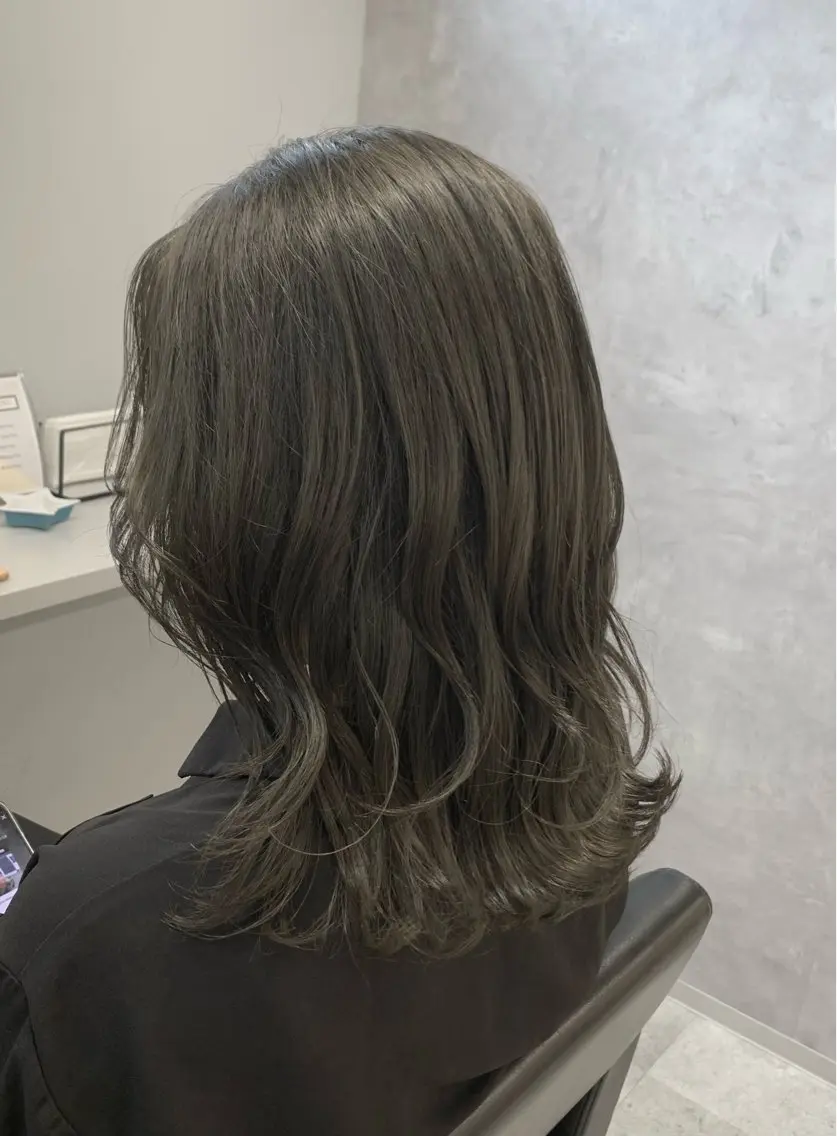 セミロング カット ヘアカラー トリートメント ideal心斎橋 ☆片山☆のヘアスタイル