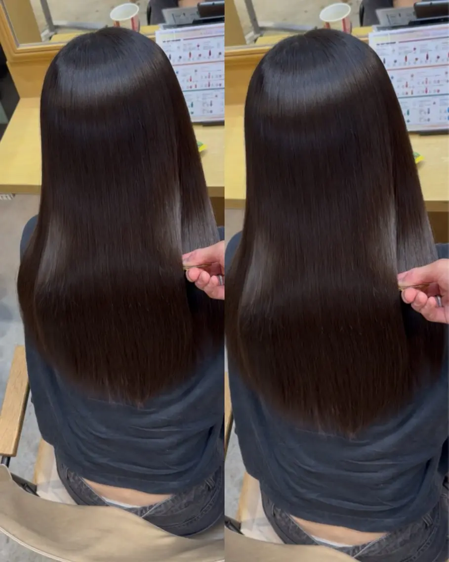ロング カット ヘアカラー トリートメント ヘッドスパ 恵比寿/艶髪/ 髪質改善特化/フミヤのヘアスタイル