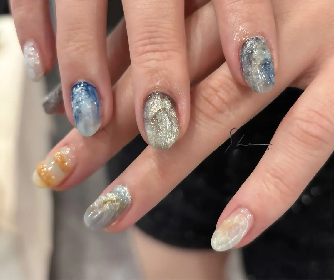 ネイル ハンドネイル SHE adusaのネイルデザイン