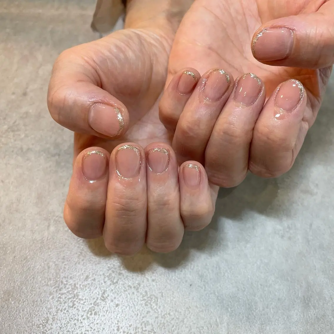 ネイル ピンク ピンクベージュ Nail Salon Gummi.のネイルデザイン
