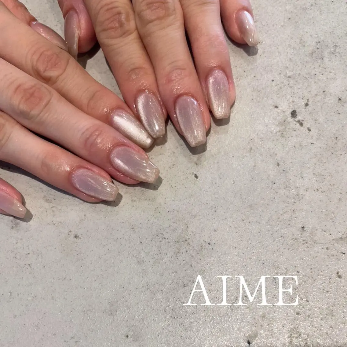 ネイル アートネイル ハンドネイル AIME （momo）のネイルデザイン