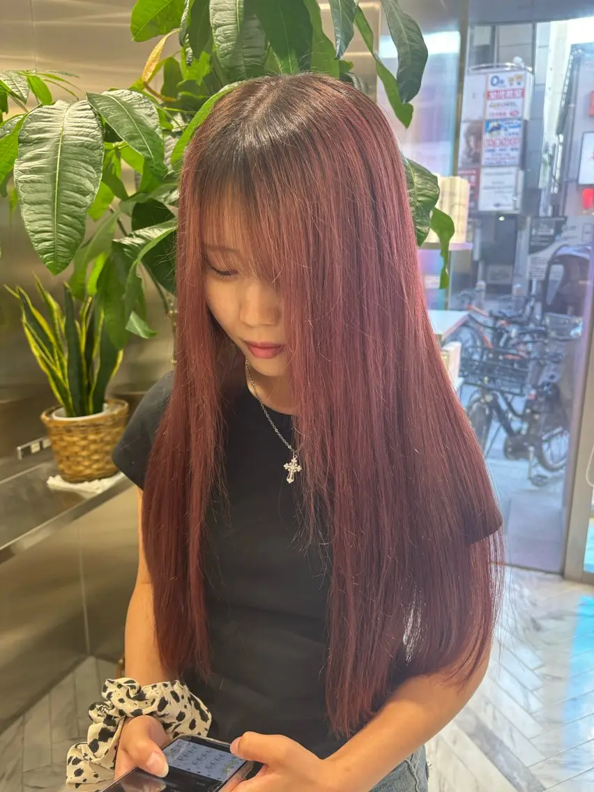 ロング カラー ヘアカラー cocoro💗 ﾏﾂｴｸ/ﾈｲﾙのマツエク・マツパデザイン