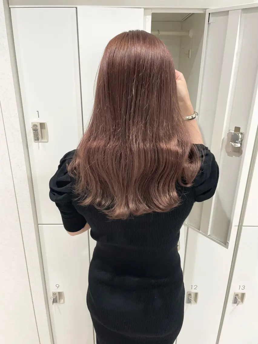ロング カラー カット ヘアカラー トリートメント 韓国ハッシュカット/ 新宿/髪質改善/岡崎のヘアスタイル