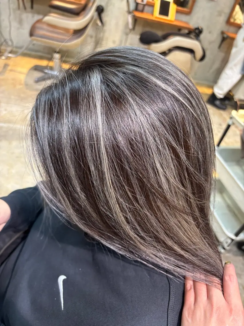 カラー ハイライトカラー TSUBASA 🪽のヘアスタイル