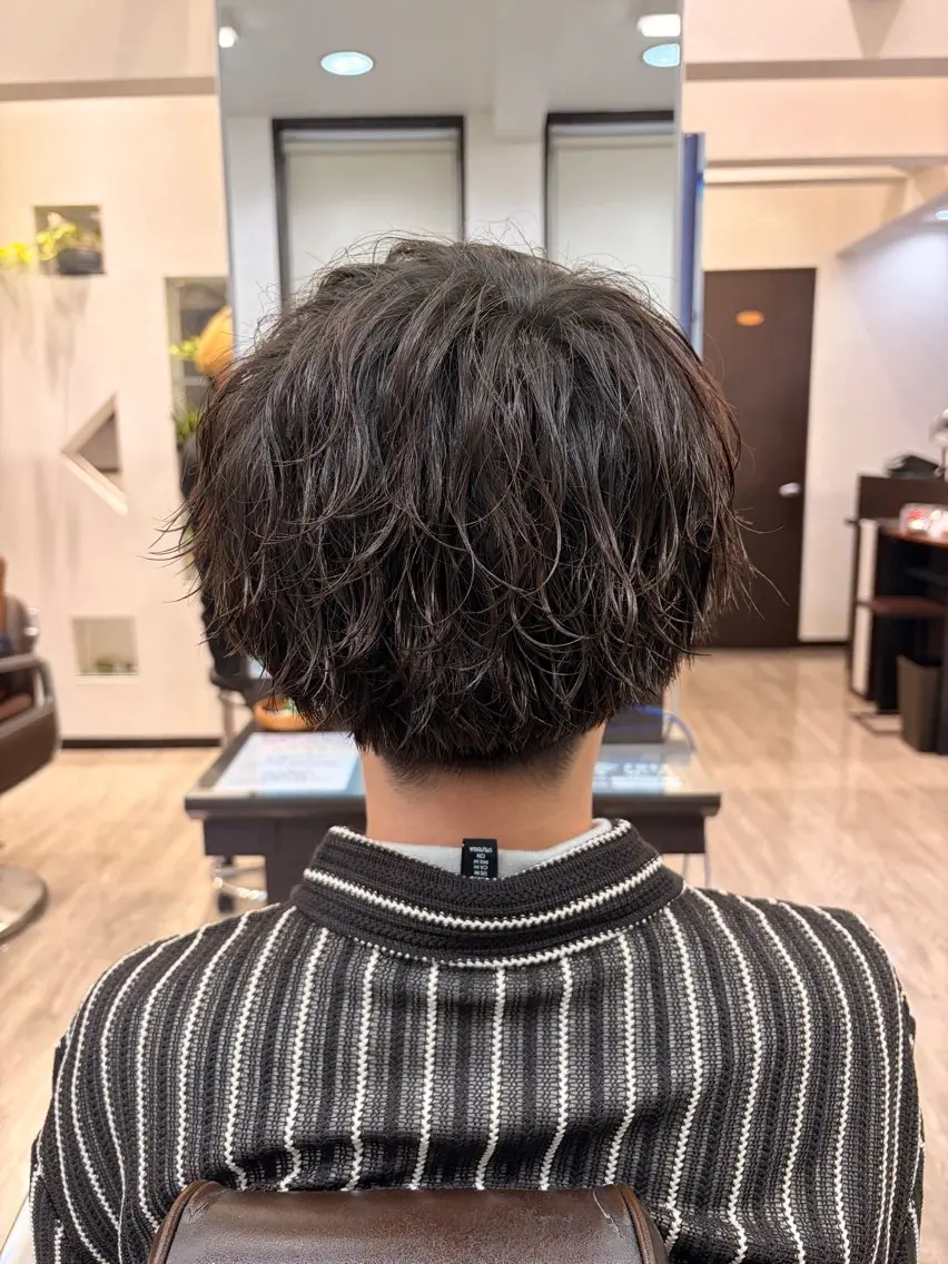ショート パーマ 小野泰輝 幡ヶ谷/モデル募集中のヘアスタイル