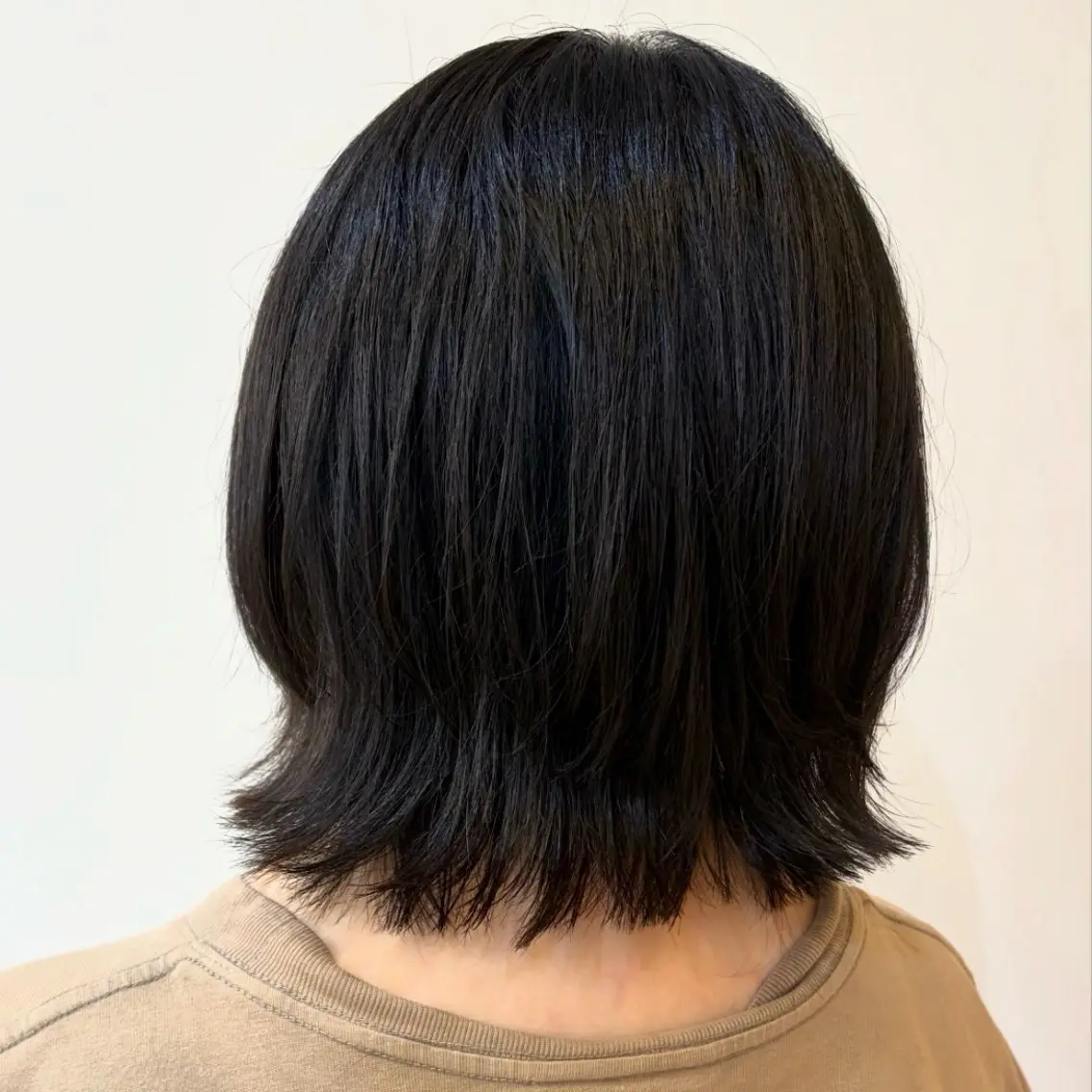 ミディアム ボブレイヤー ボブ レイヤーカット 加藤 くるみのヘアスタイル