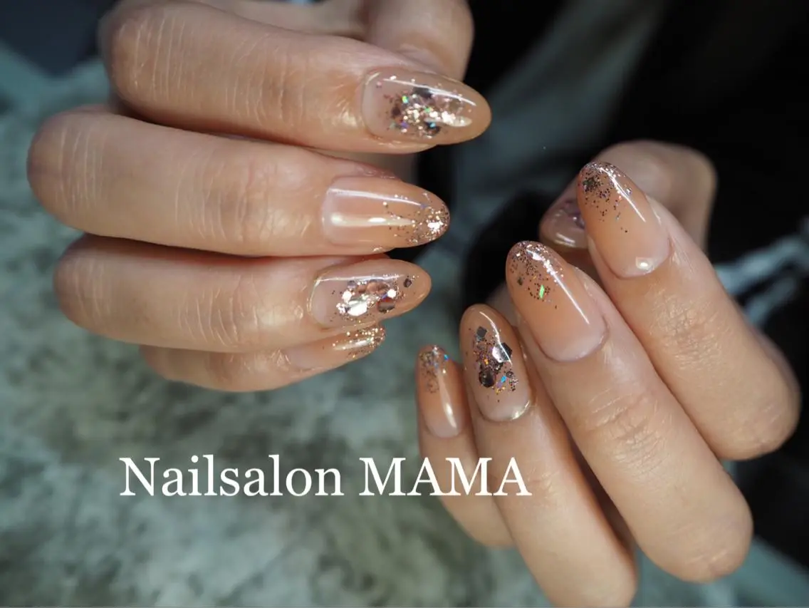 セミロング ネイル アートネイル MAMA +beautyのエステ・リラクイメージ