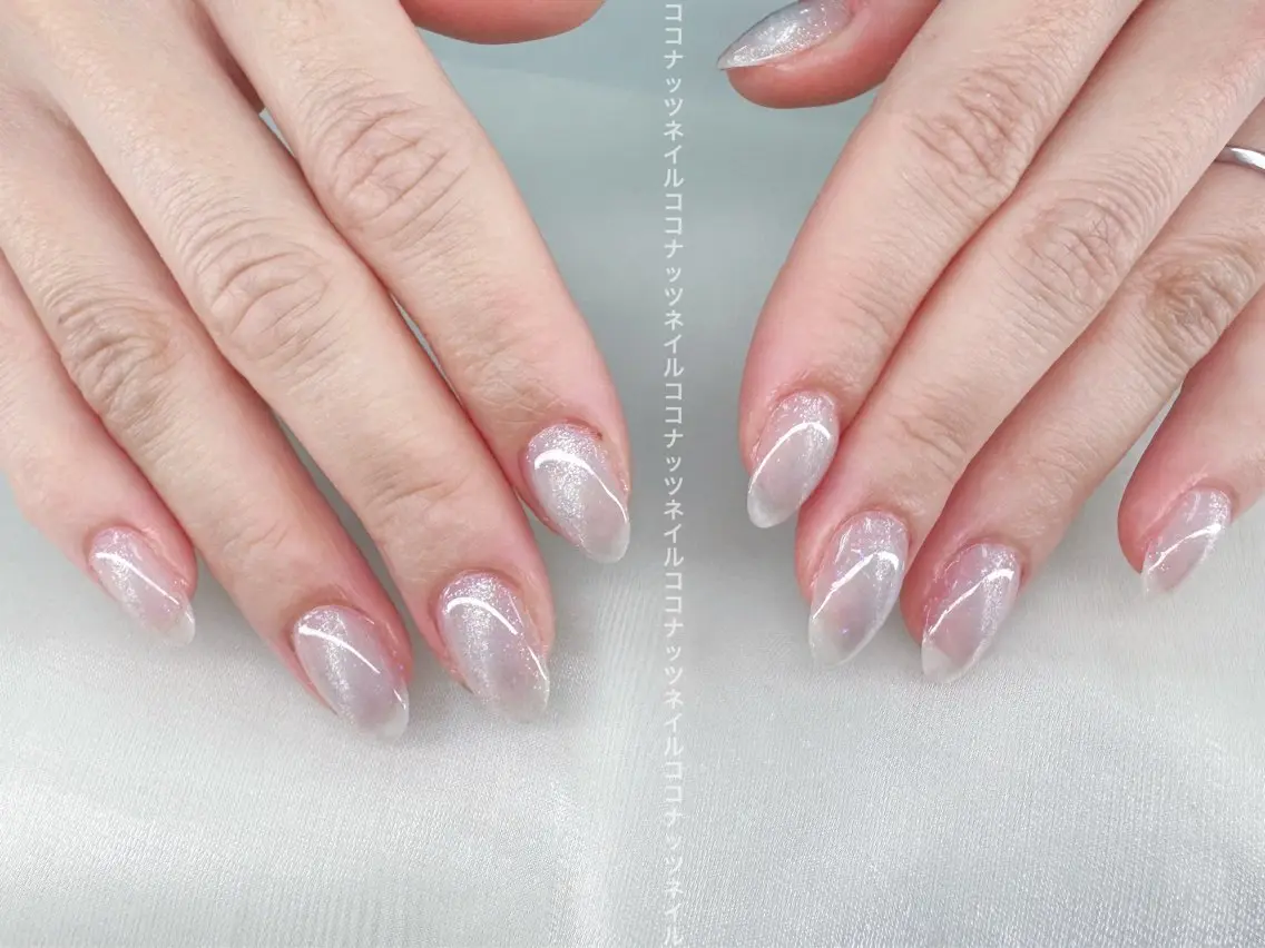 ネイル HOSHINO NAIL_長さだしのネイルデザイン
