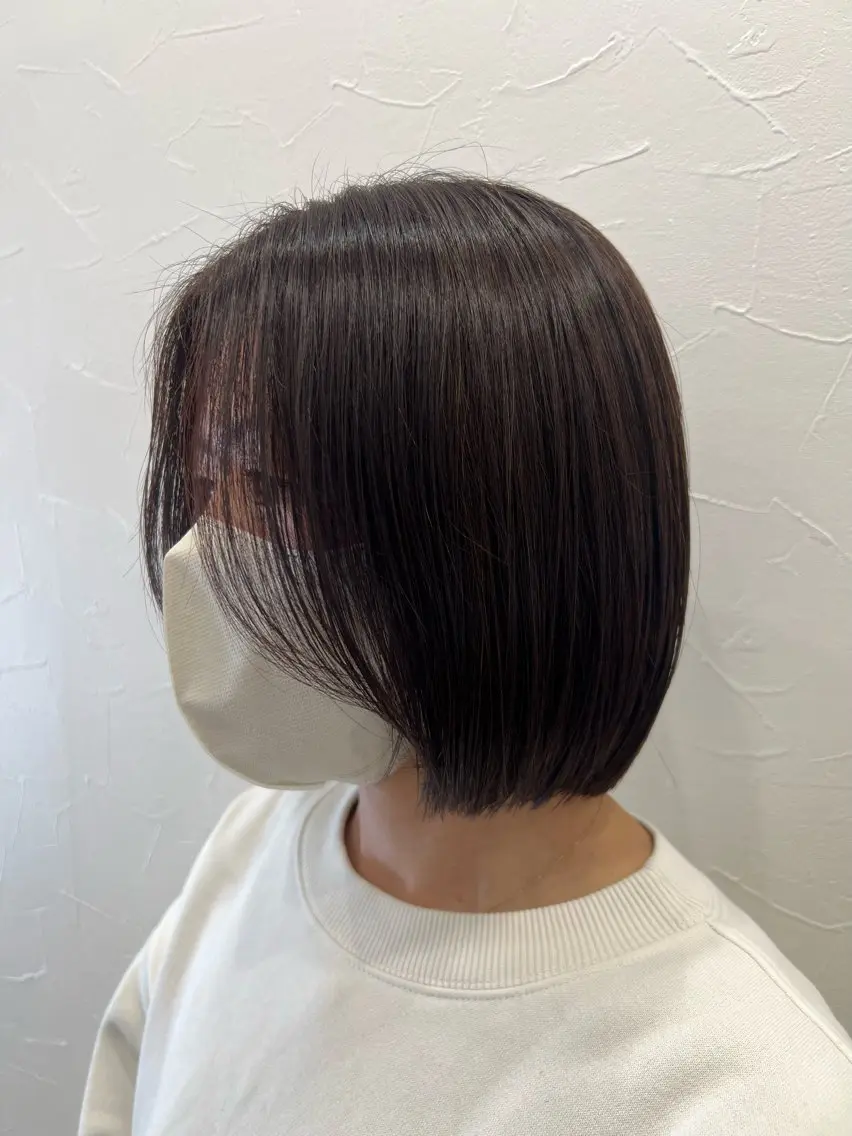 ショート ボブ 疋田 伽菜子のヘアスタイル