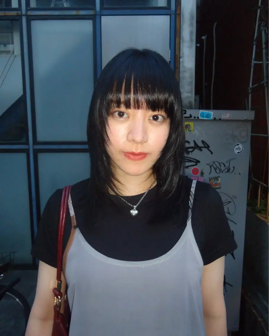 ミディアム カット 菊地 このはのヘアスタイル