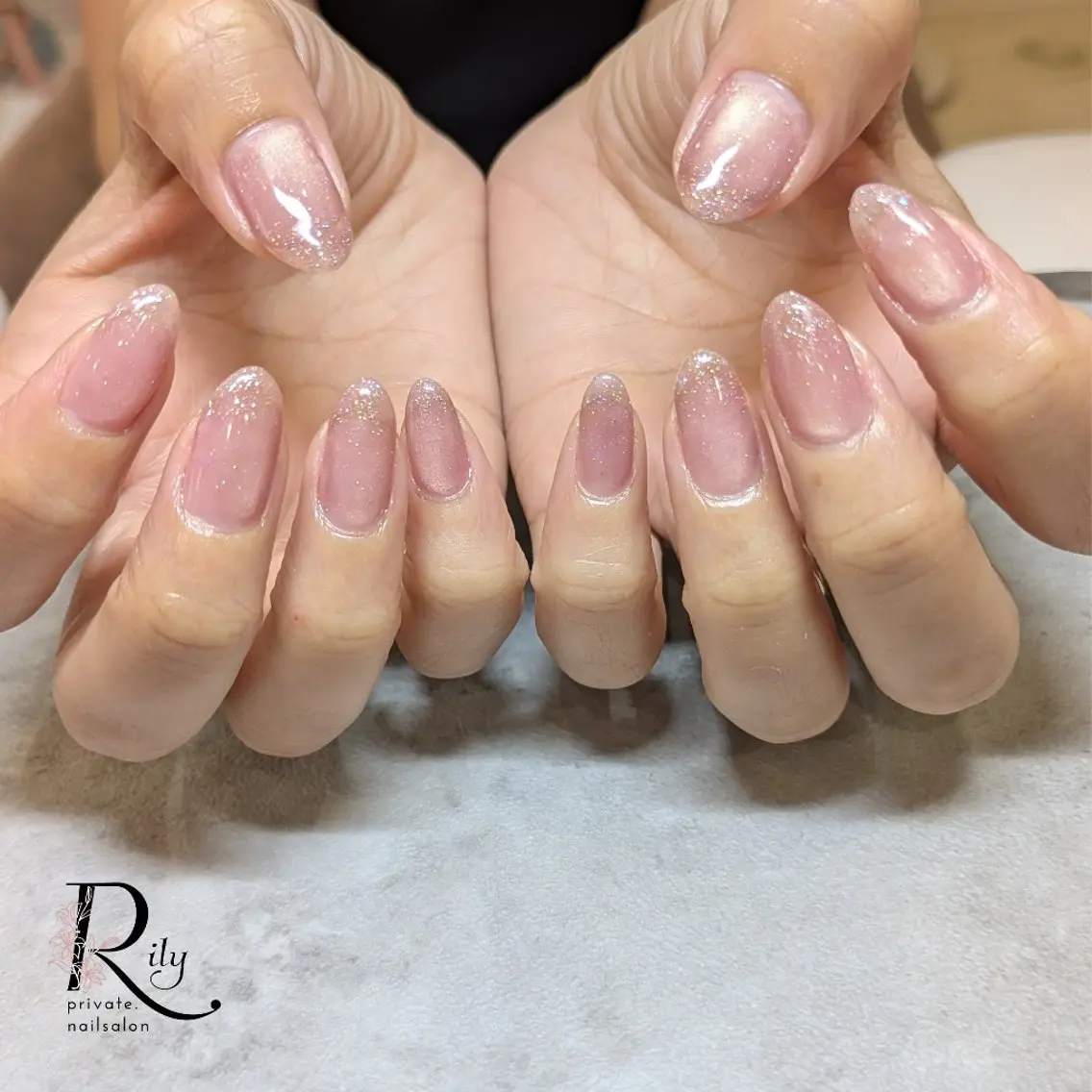 ネイル マグネットネイル ハンドネイル nailsalon Rilyのネイルデザイン