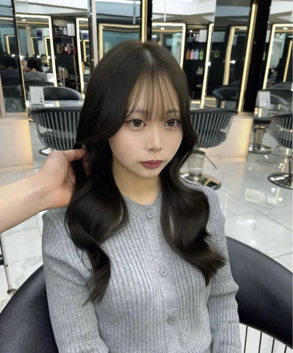 ロング カラー ヘアカラー 笠間 啓聖のヘアスタイル
