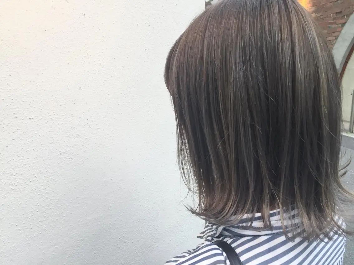 ショート カラー ハイライトカラー ハイライト 三軒茶屋/髪質改善 やまなかのヘアスタイル