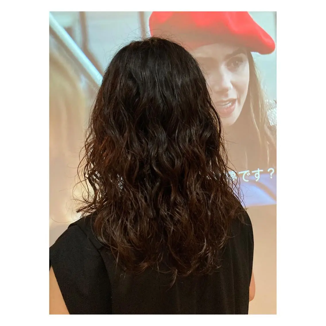 ロング パーマ 中野 誠子のヘアスタイル