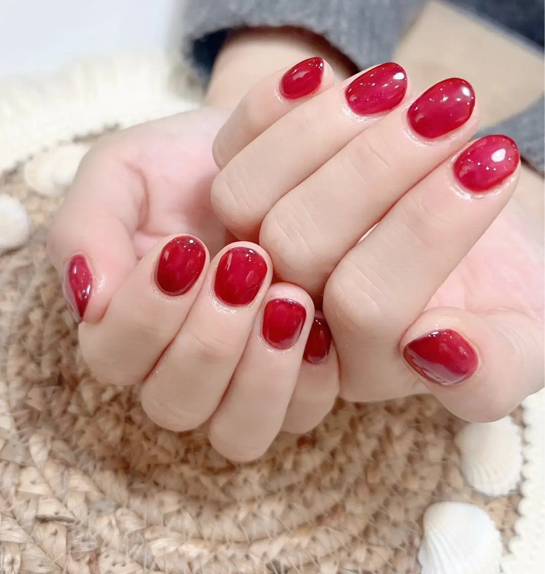 ネイル red veil ネイルのネイルデザイン