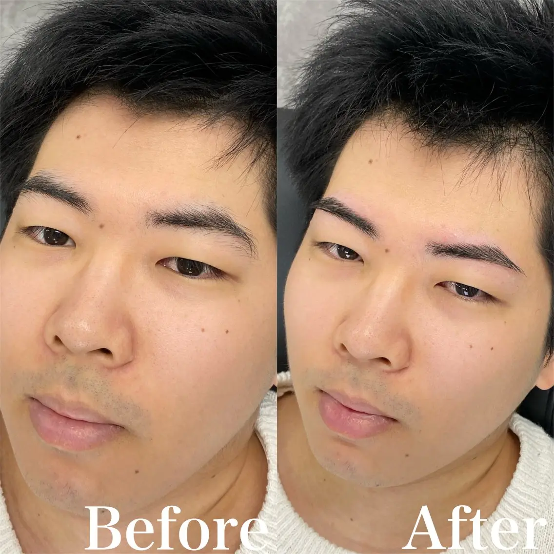 メンズ アイブロウ ワックス脱毛 眉カット メンズ眉毛専門柏 Re:gidSATUの眉毛・アイブロウイメージ