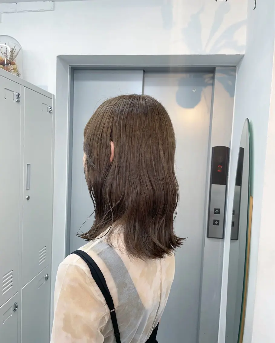 ミディアム ヘアカラー トリートメント ✨髪質改善✨原宿 えのもと　はなのヘアスタイル
