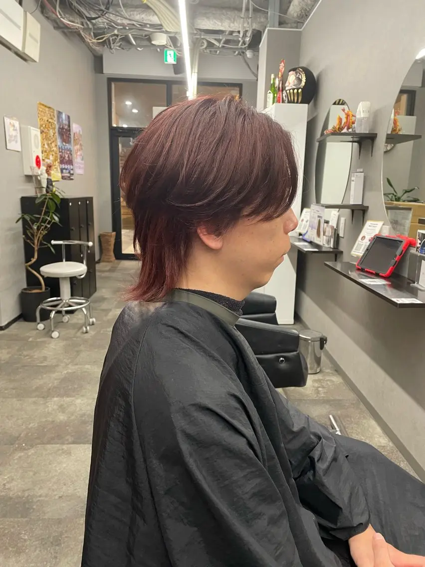 カラー メンズ ⭐️縮毛矯正⭐️ ✨ミラクルクッポ✨のヘアスタイル