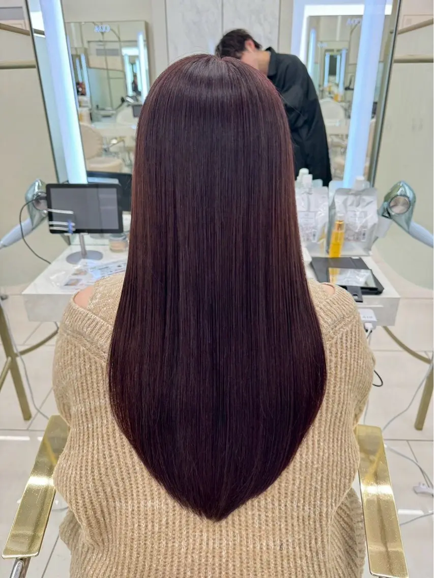 ロング カラー ヘアカラー 이상우(イサンウ) COAginzaのヘアスタイル
