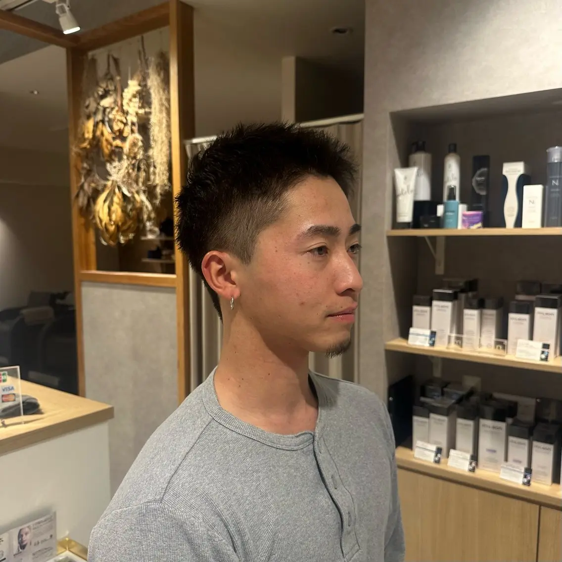 メンズ 刈り上げ 松尾 麗実のヘアスタイル