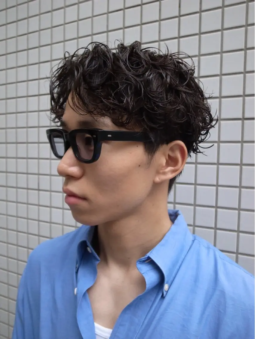 ショート パーマ メンズ メンズパーマ カット パーマ 💈メンズフェード 特化DAIYA💈の眉毛・アイブロウイメージ