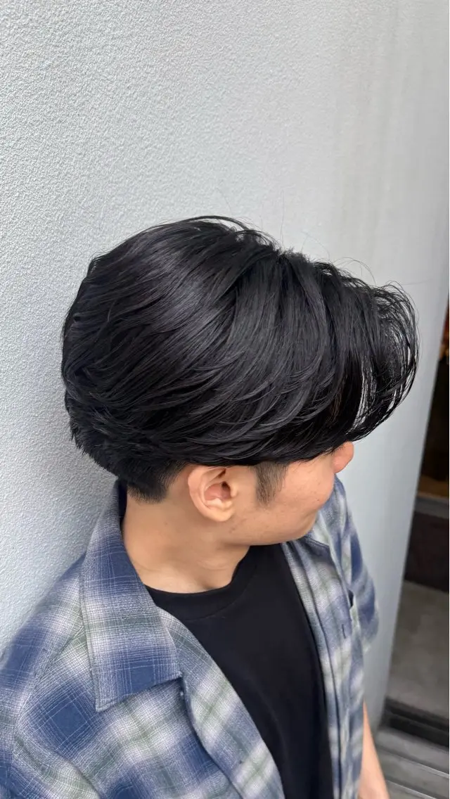 パーマ メンズ パーマ 表参道/銀座 カラーモデル募集中のヘアスタイル