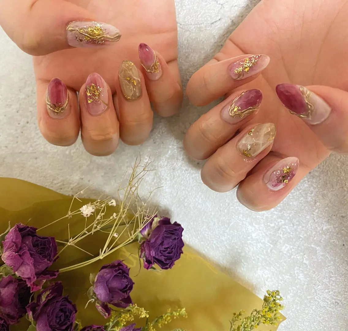カラー ネイル ハンドネイル ëmma nail_ by chulaのネイルデザイン