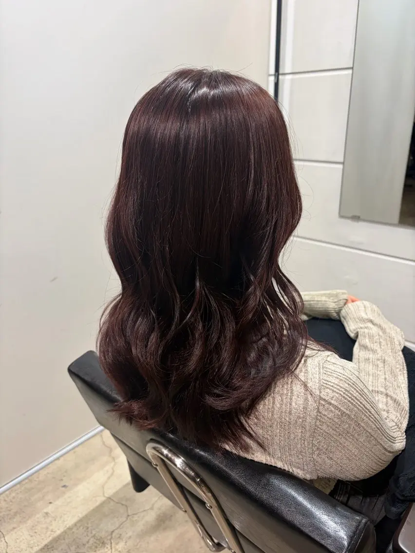 ロング カラー ヘアカラー Elme  表参道＿ 百々花のヘアスタイル