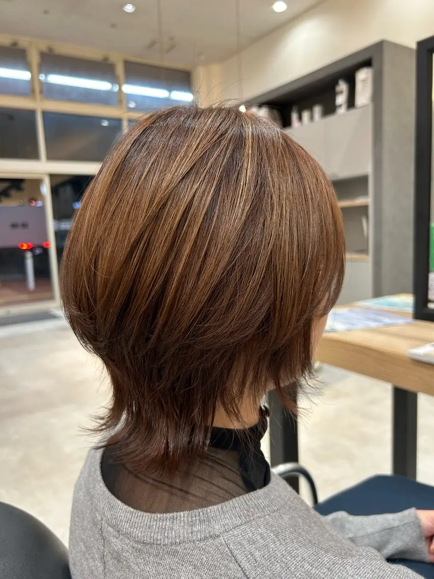 NSオリジナルトリートメントカラーベーシック＋ブロー＋前髪カットの写真