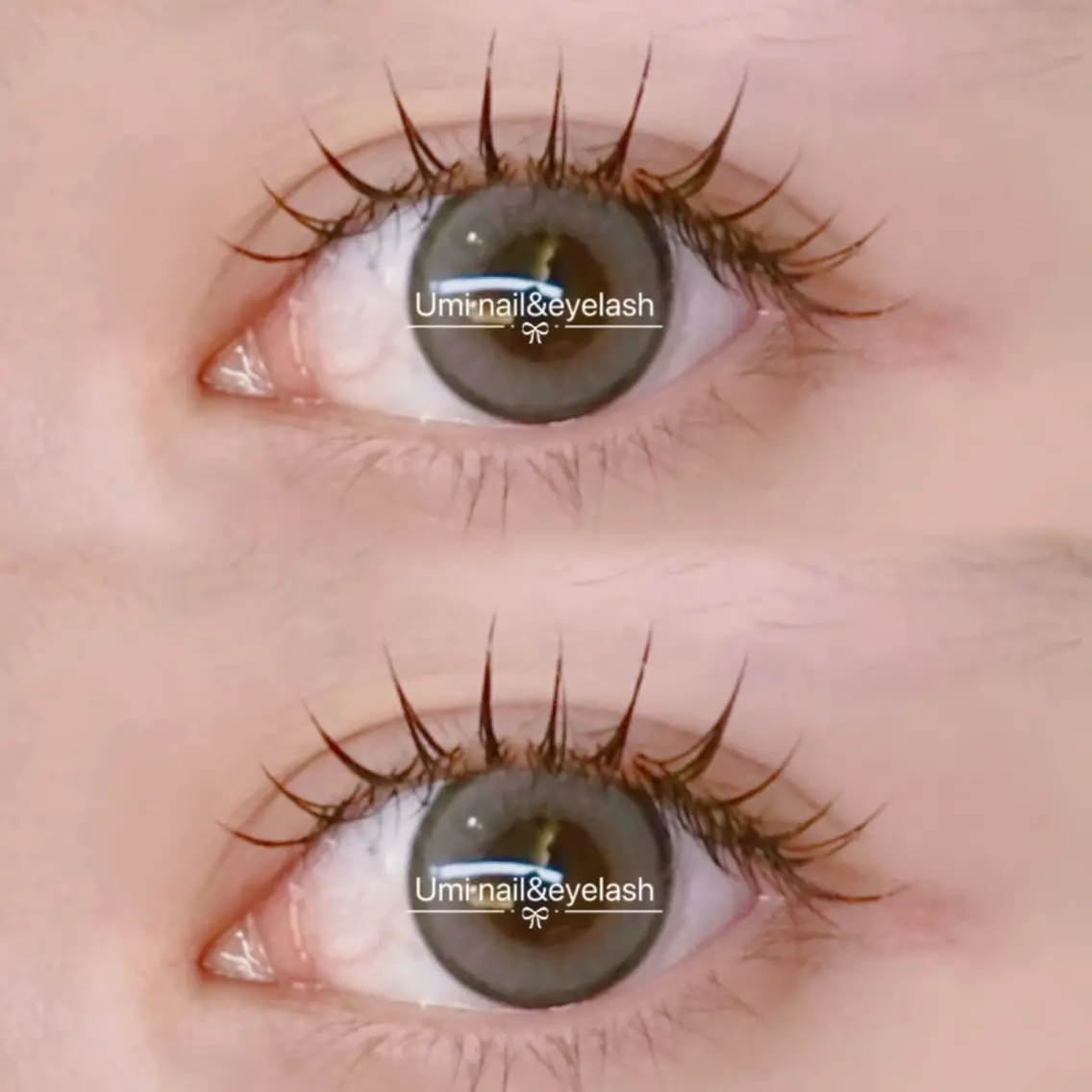 マツエク・マツパ 束感まつ毛 まつげパーマ ワンホンマツエク マツパ 池袋Umi nail eyelash ゆみのネイルデザイン