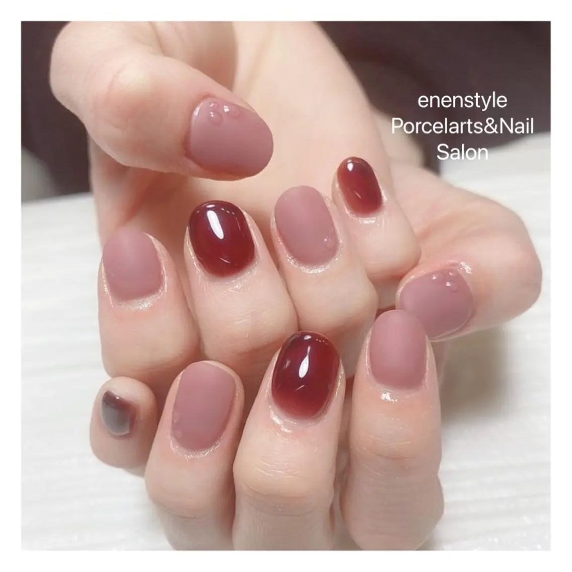 ショート ネイル ハンドネイル 🐾enen style 🐾のネイルデザイン