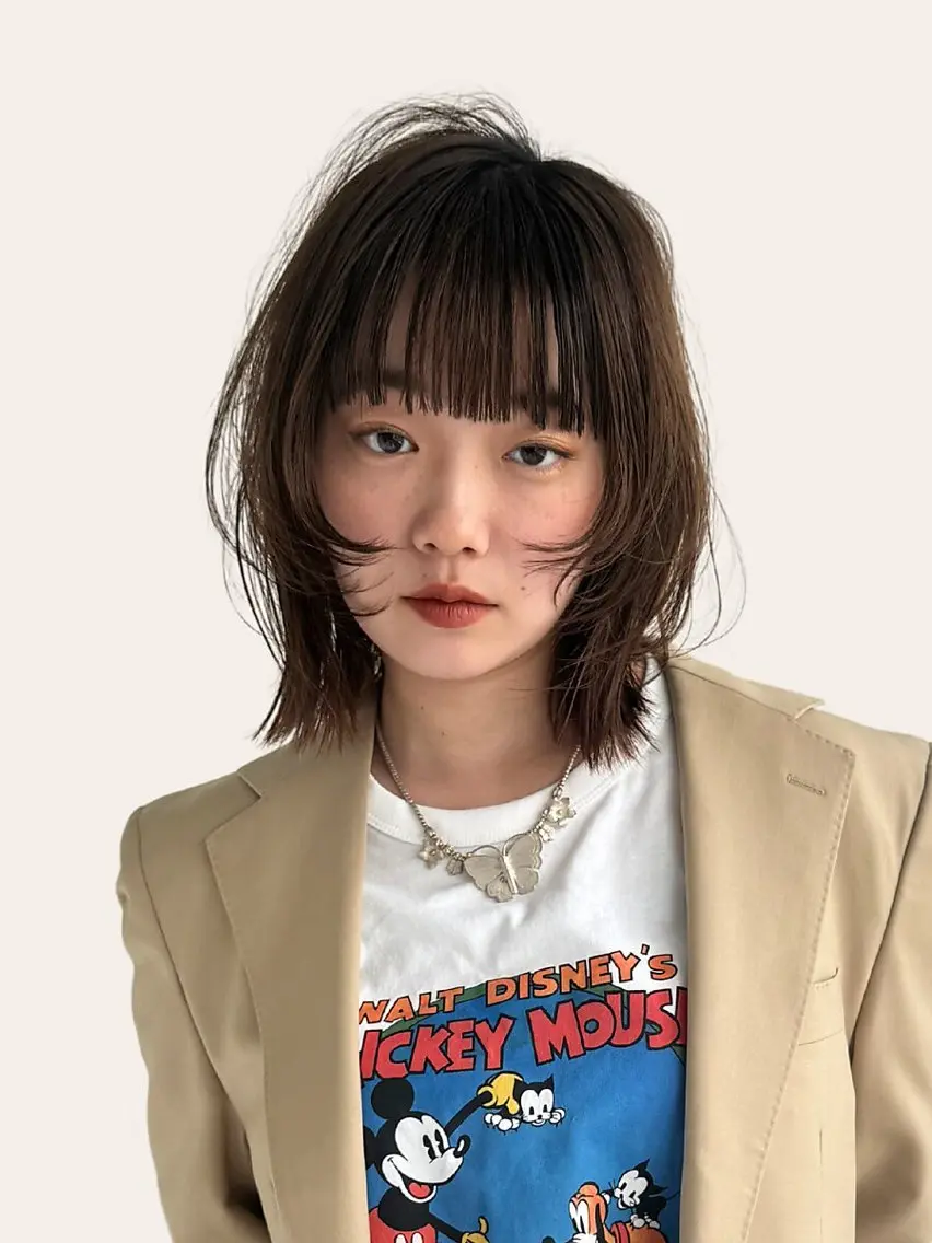 ショート 渡辺奎斗/ ボブ レイヤーカットのヘアスタイル