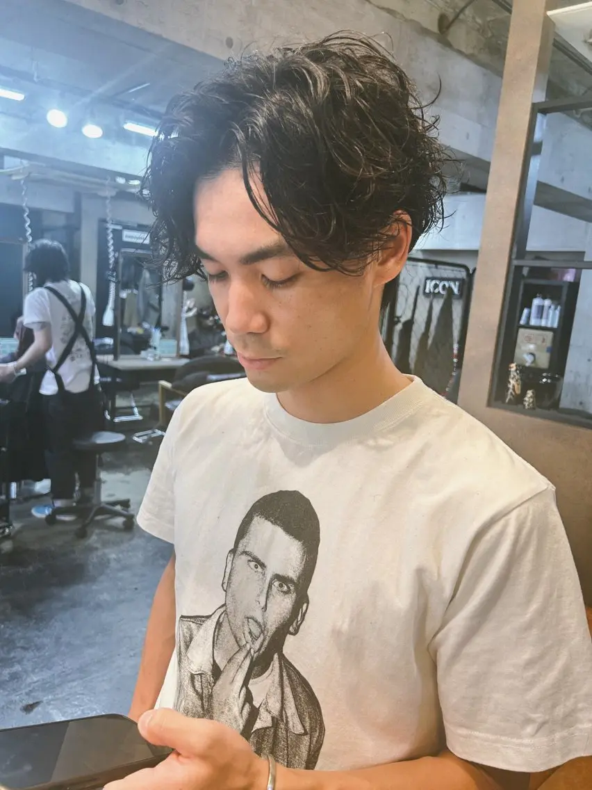ショート パーマ kazuki iconのヘアスタイル